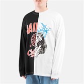 Горе Лонгслив VARPAN RLXD HLF LS TEE black/white - фото 34370