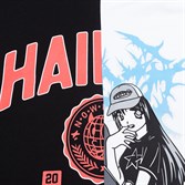 Горе Лонгслив VARPAN RLXD HLF LS TEE black/white - фото 34372