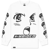Горе Лонгслив ANGRY RLXD LS TEE белый - фото 34386