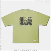 Футболка КУЛЬТУРА oversize,"Hannya", фосфор - фото 34761