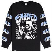 Горе лонгслив PUNK WALL RLXD LS TEE черный - фото 35193