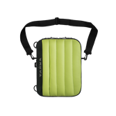 Сумка через плечо ТАЙНА PUF: Чер./Зел. фисташка - фото 35989