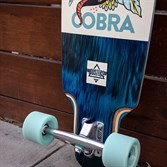 Лонгборд Dusters COBRA LONGBOARD  TEAL/OFF WHITE (38) - фото 36479