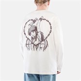 Горе Лонгслив CHAINS RLXD LS TEE milk - фото 37057