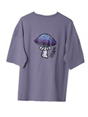 Футболка БОРДШОП#1 фиолетовая гриб фиолетовый - фото 37546