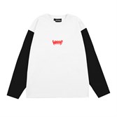 Лонгслив ATF с черным рукавом Wichcraft/Mistery белый - фото 38568