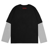 Лонгслив с двойным рукавом ATF Witchcraft/Fire Черный/Серый - фото 39357