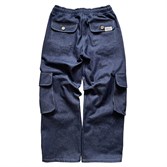 Широкие карго джинсы Sowhat / темно-синий - фото 39793