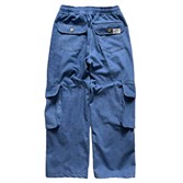 Широкие карго джинсы Sowhat / голубой - фото 39799