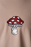 Футболка Бордшоп#1 Мухомор бежевая - фото 40736