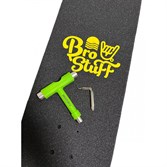 Ключ для скейтборда BROSTUFF Т-образный зелёный - фото 41423