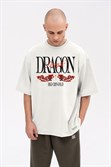 Футболка КУЛЬТУРА oversize "Dragon", белый - фото 42425