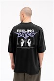 Футболка КУЛЬТУРА oversize "Blessed", черный - фото 42428