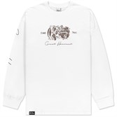Лонгслив Haided HARVEST RLXD LS TEE white - фото 43265