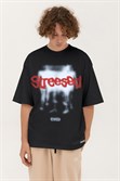 Футболка КУЛЬТУРА oversize "Stressed", черный - фото 43454