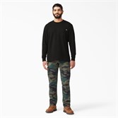 Лонгслив Dickies SKATEBOARDING HEAVYWEIGHT SHORT SLEEVE POCKET TEE Черный - фото 43721