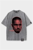 Футболка SHMOT "KANYE", GARMENT DYE серый - фото 44012