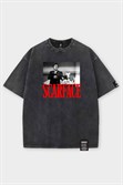 Футболка SHMOT "SCARFACE", GARMENT DYE черный - фото 45339