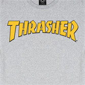 Футболка Thrasher COVER LOGO ash grey - фото 45581