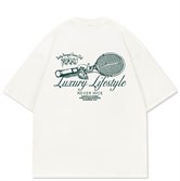 Футболка Haided DUSTY RACQUET RLXD HW TEE ecru - фото 46273