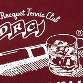 Футболка Haided DUSTY RACQUET RLXD HW TEE bordo - фото 46298