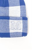 шапка Magamaev M beanie blue/white - фото 46905