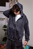 Зип-худи Бордшоп1 basic washed черный - фото 47496