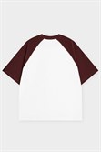 Футболка SHMOT "REGLAN DELUXE COMBO", бордовый - фото 48716