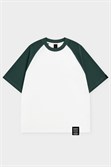Футболка SHMOT "REGLAN DELUXE COMBO", зеленый - фото 48742