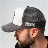 Бейсболка RIPNDIP LORD SAVIOR TRUCKER HAT (DARK CHARCOAL ) - фото 48789
