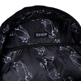 Рюкзак RIPNDIP LORD NERMAL VELCRO HANDS BACKPACK (BLACK) - фото 48857
