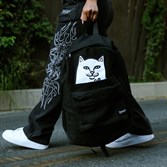 Рюкзак RIPNDIP LORD NERMAL VELCRO HANDS BACKPACK (BLACK) - фото 48863