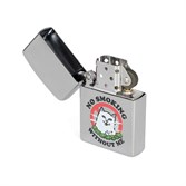 Зажигалка RIPNDIP NO SMOKING LIGHTER (SILVER) - фото 48917