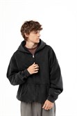 Зип-худи Бордшоп1 washed утепленный черный - фото 49512