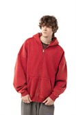 Зип-худи Бордшоп1 washed утепленный красный - фото 50072