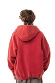 Зип-худи Бордшоп1 washed утепленный красный - фото 50076