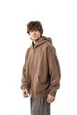 Зип-худи Бордшоп1 washed утепленный коричневый - фото 50095