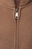 Зип-худи Бордшоп1 washed утепленный коричневый - фото 50116