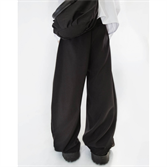 Широкие Брюки БИЧ / Чёрные - фото 50368