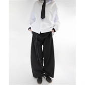 Широкие Брюки БИЧ / Чёрные - фото 50369