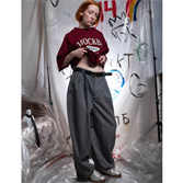 Широкие Брюки БИЧ / Серые - фото 50377