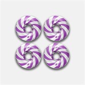 Комплект колес Footwork Swirl Purple (54 мм 99A Форма Classic) - фото 52350