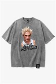 Футболка SHMOT "PATISSON", GARMENT DYE серый - фото 53178