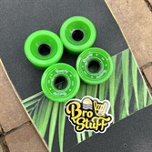 Колеса для лонгборда BROSTUFF Green 70*50mm 78A - фото 53418