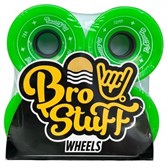 Колеса для лонгборда BROSTUFF Green 70*50mm 78A - фото 53420