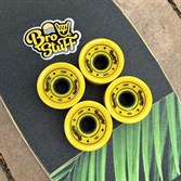 Колеса для лонгборда BROSTUFF Yellow 70*50mm 78A - фото 53426