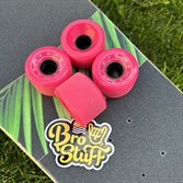 Колеса для круизера BROSTUFF Pink 65*45mm 78A - фото 53442