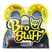 Колеса для круизера BROSTUFF Yellow 60*45mm 78A - фото 53469