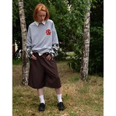 Укороченный лонгслив БИЧ "Цветы на бетоне" - фото 53780