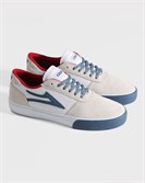 Кеды Lakai Manchester White Suede Navy Perf - фото 54041